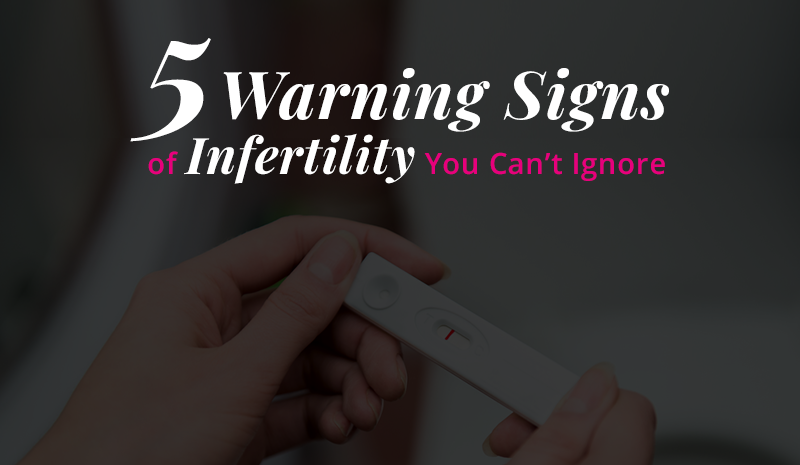 Early signs of infertility in women